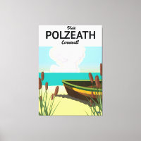 Polzeath, Cornwall Seaside Reiseplakat