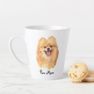 Pom Mama Illustrierter Spitz Milchtasse