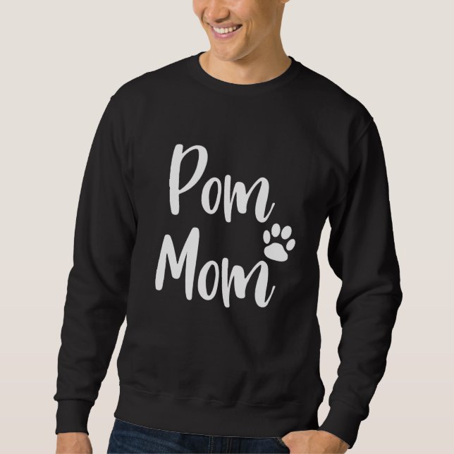 Pom Mama Spitz Mama Pom mama Sweatshirt (Vorderseite)