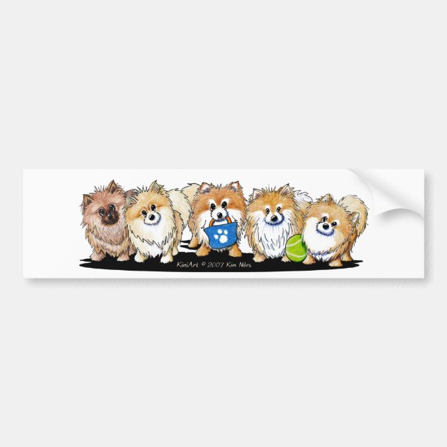 POM Parade Autoaufkleber (Vorne)