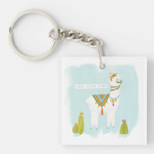 Pom Pom Lama Rama - ganzes Lotta-Lama Schlüsselanhänger