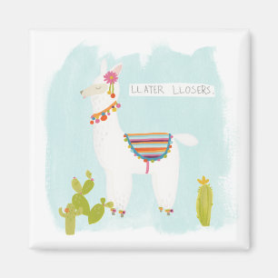 Pom Pom Lama Rama- Llater Llosers Magnet