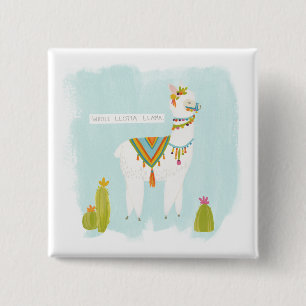 Pom Pom Llama Rama - ganz Lotta Llama Button