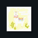 Pom Pom Llama Rama - Rett das Drama für deinen Lam Leinwanddruck<br><div class="desc">Pom Pom Llama Rama I bis Juni Erica Vess. Verfügt über einen Lama in farbenfrohen Dekorationen mit dem Satz "Rett das Drama für deinen Lama".</div>