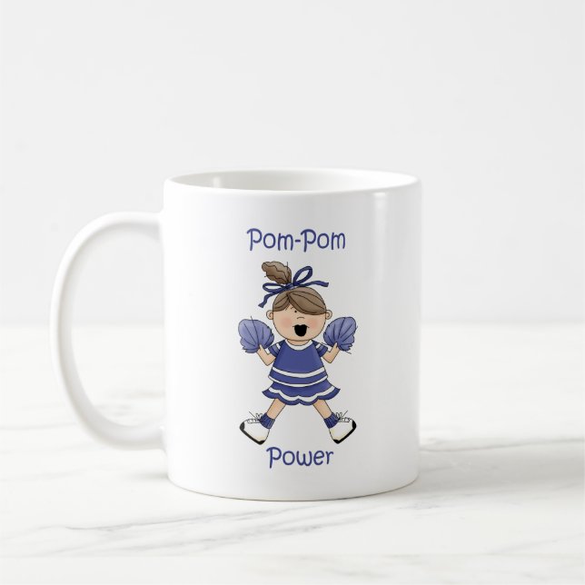 Pom-Pom Power Brunet Tasse (Links)