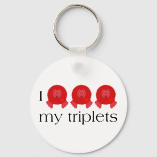 Pom Pom Triplets Schlüsselanhänger