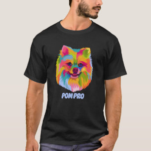 Pom Pro Spitz Spaß Pom Pom Animal Pug Dog T-Shirt