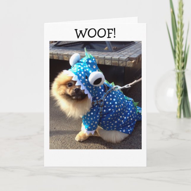 POM WIRD EINFACH AUFGEHALTEN, UM UNS GLÜCKLICH ZU  KARTE (Vorderseite)