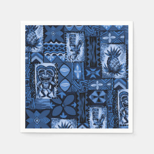Pomaika’i Tiki Hawaiian Vintag Tapa Serviette