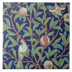 Pomegranat und Little Bird, William Morris Fliese