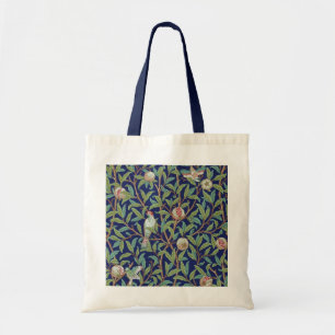 Pomegranat und Little Bird, William Morris Tragetasche