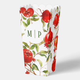 Pomegranat Wasserfarbe Thema Helle Farben Geschenkschachtel