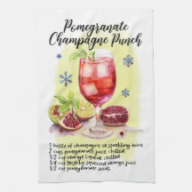 Pomegranate Champagne Punch Rezept Weihnachtsdesig