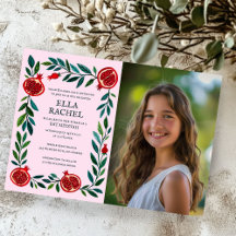 Pomegranate Custom FOTO B'nai Bat Bar Mitzvah