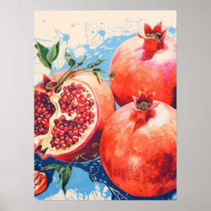 Pomegranate Grace Poster