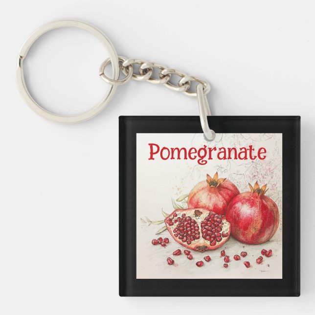 Pomegranate Keychain Schlüsselanhänger (Vorderseite)