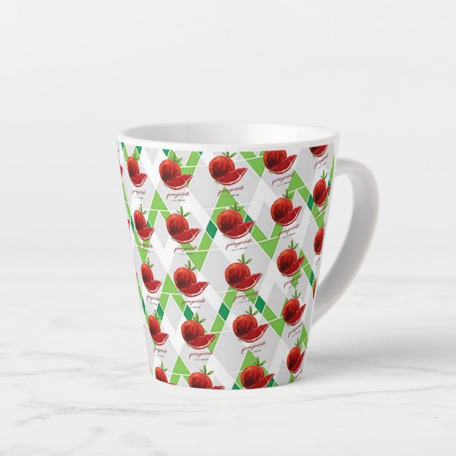 Pomegranate Latte Tasse (Rechte Ecke)