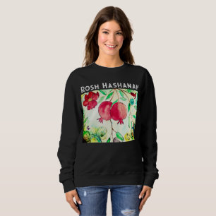 Pomegranate Rosh Hashanah Fruit Shana Tova Sweatshirt