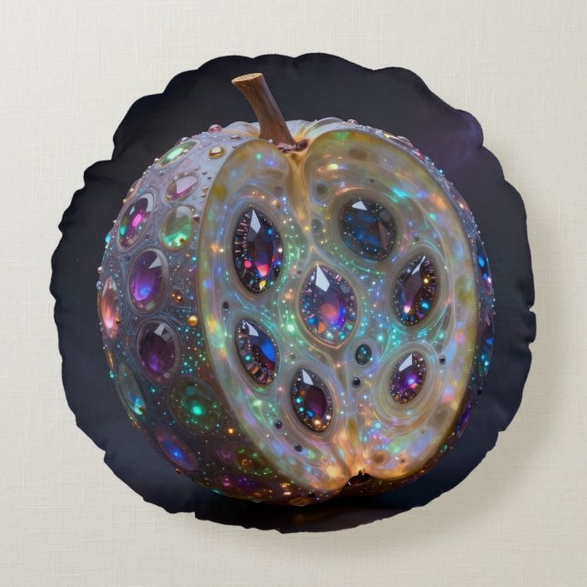 Pomegranate  rundes kissen (Vorderseite)