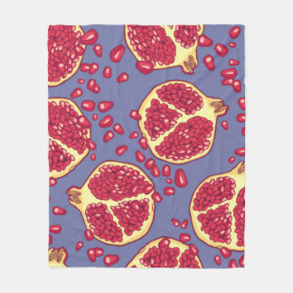 Pomegranate seamless pattern. fleecedecke
