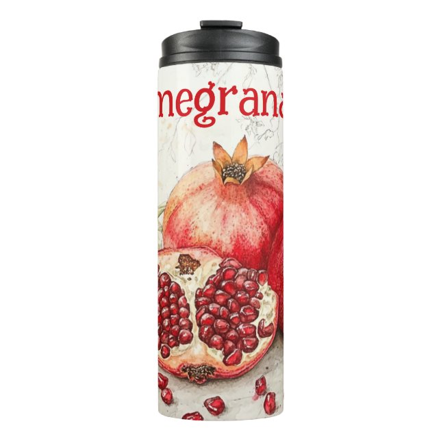 Pomegranate Thermal Tumbler Thermosbecher (Vorderseite)