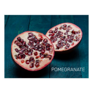 Pomegranate Vegan Obstkorb Gourmet Feinschmecker S Poster