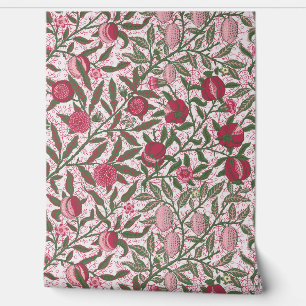 Pomegranate William Morris magenta Wallpaper Tapete