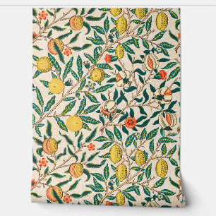 Pomegranate William Morris Original beige Wallpape Tapete
