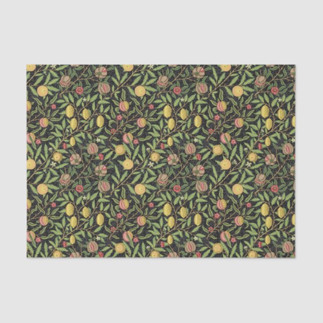 Pomegranate William Morris Original Black Tissue P Seidenpapier (Vorderseite)