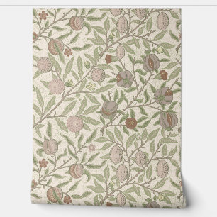 Pomegranate William Morris sepia Wallpaper Tapete