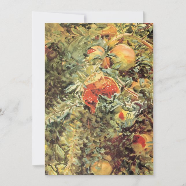 Pomegranates II von John Singer Sargent (Vorderseite)