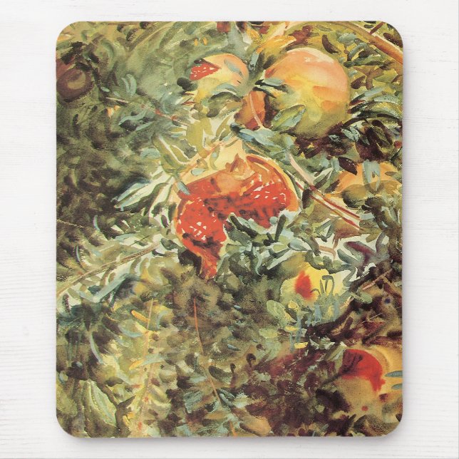 Pomegranates II von John Singer Sargent Mousepad (Vorne)
