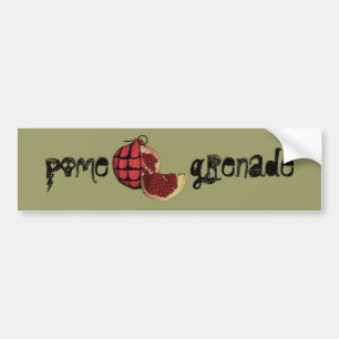 pomegrenade autoaufkleber