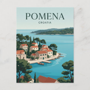 Pomena Kroatien Postkarte