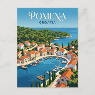 Pomena Kroatien Postkarte