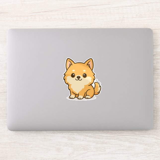 Pomeranian Aufkleber (Computer)