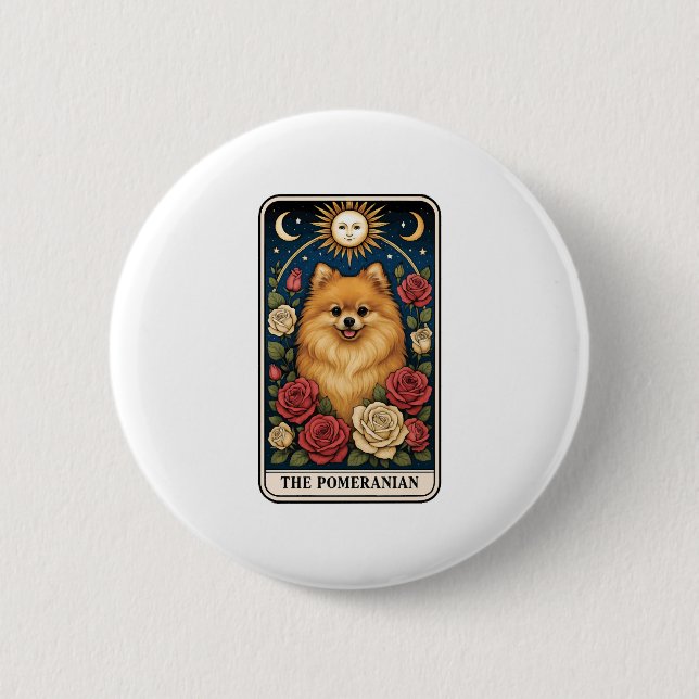 Pomeranian Button (Vorderseite)
