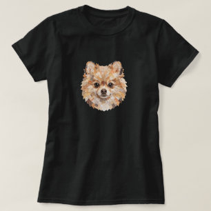 Pomeranian-Hund-Design-T-Shirt T-Shirt