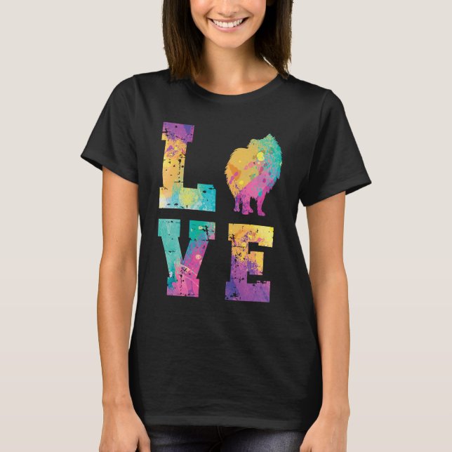 Pomeranian Love T-Shirt (Vorderseite)
