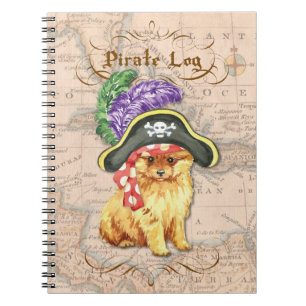 Pomeranian Pirate Notizblock