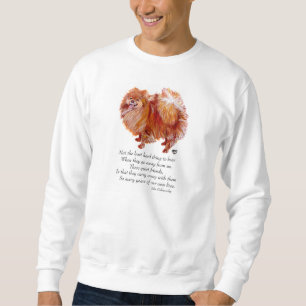 Pomeranian Regenbogenbrücke Sweatshirt