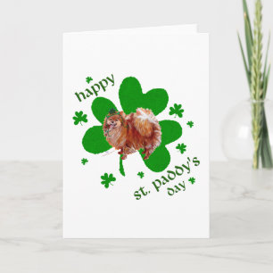 Pomeranian St. Patrick's Day Karte