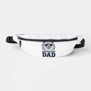 Pomeranian-Vater Vintage Gravur Hunde-Liebhaber De Bauchtasche