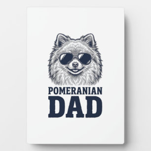 Pomeranian-Vater Vintage Gravur Hunde-Liebhaber De Fotoplatte