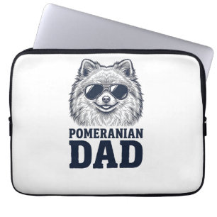 Pomeranian Vater Vintage Gravur Hunde Liebhaber De Laptopschutzhülle