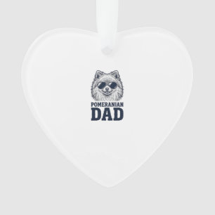 Pomeranian Vater Vintage Gravur Hunde Liebhaber De Ornament