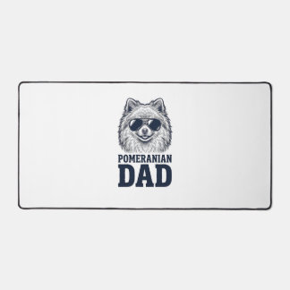 Pomeranian Vater Vintage Gravur Hunde Liebhaber De Schreibtischunterlage