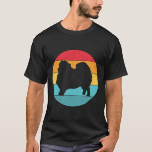 Pomeranian Vintage-Hundefreund 80er 70er T-Shirt
