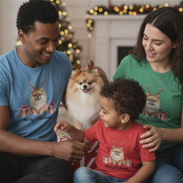 Pomeranian Wreath T-Shirt