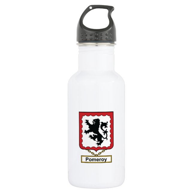 Pomeroy Familienwappen Trinkflasche (Vorderseite)